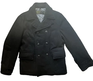 Schrankräumung: original Polo Ralph Lauren schwarze Marine Navy Caban Jacke L - Bild 1 von 16
