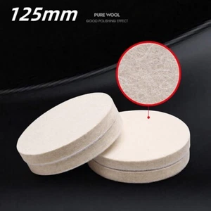 Buffing Wheels Polish Pad for Sander4" 5" Wool Felt Polishing Pad Grinding - Picture 1 of 8