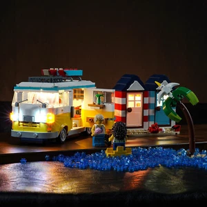 Kit de luces LED BrickBling para LEGO Creator cámper furgoneta de playa 3 en 1 iluminación 3338 - Imagen 1 de 10