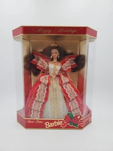 Happy Holidays Special Edition 1997 Barbie Puppe. Seltener mit grünen Augen - Bild 1 von 24