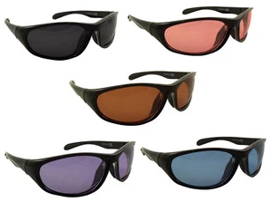 Color Lens Sunglasses Polarized Red Pink Blue Purple Mens Womens Ski Snowboard - Picture 1 of 45