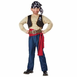 Buccaneer Kids Pirate Muscle Jumpsuit Halloween Costume - Medium #5606