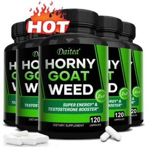 Horney Goat Weed für Männer - mit Maca, Sägepalme, Ginseng, Energie & Ausdauer, Ausdauer - Bild 1 von 14