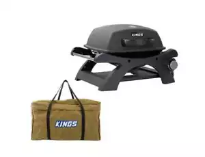 Kings Single Burner Gas Barbecue Portable | 11,500 BTU+ Campfire BBQ Bag - Picture 1 of 10