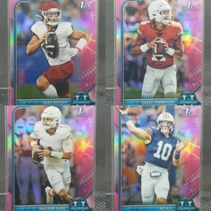 2021-22 Bowman University Chrome Pink Parallel You Pick Complete Your Set - Picture 1 of 21