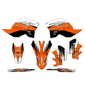 2007-2010 SX VELOCITY Orange Senge Graphics Kit Compatible with KTM - Picture 1 of 10