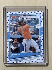 2020 Donruss INDEPENDENCE DAY Jonathan Villar #137 Miami Marlins