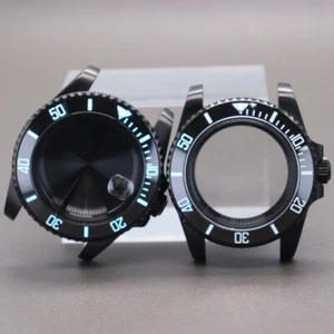 Cassa Orologio 40mm Acciaio Inox 3C Anello Ceramica Luminosa Misura Movimento Nh34 Nh35 - Foto 1 di 18