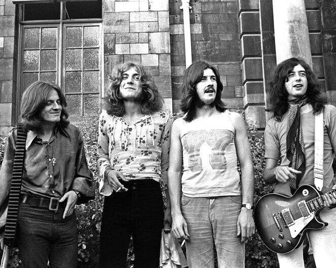 Rock Band LED ZEPPELIN Glossy 8x10 Photo Robert Plant Print Jimmy Page - Image 1 of 1