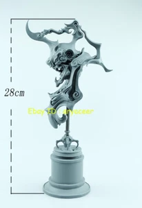 Shanren Models Angry Jaw Moro Unpainted GK Reprint Animal Statue In Stock - Picture 1 of 6
