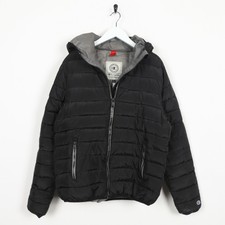 champion padded black puffer jacket