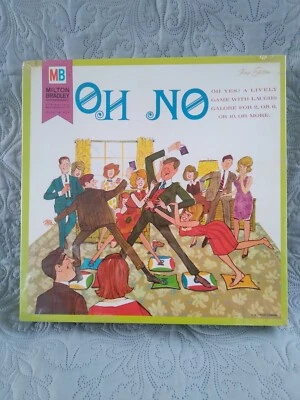 Vintage Milton Bradley OH NO Game 1967 New Sealed Made in USA 60s many player  - Image 1 of 4