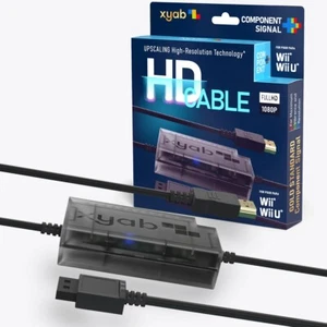 Nintendo Wii & Wii U - XYAB HD Link Cable Cord Full 1080 HDMI - New - Picture 1 of 3