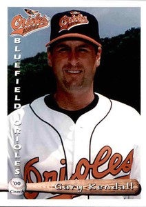 2000 Bluefield Orioles Grandstand #13 Gary Kendall Baltimore Maryland MD Card