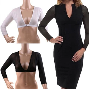Au Femmes Mesh Sheer Crop Top T-Shirts Top Lingerie Sans Manch → - Picture 1 of 9