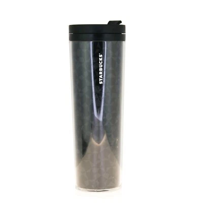 Taza de viaje Starbucks negra triángulo geométrico acrílico 20 oz Venti Foto 1 de 3