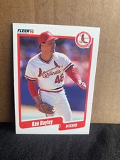 1990 Fleer Baseball Card St. Louis Cardinals Ken Dayley