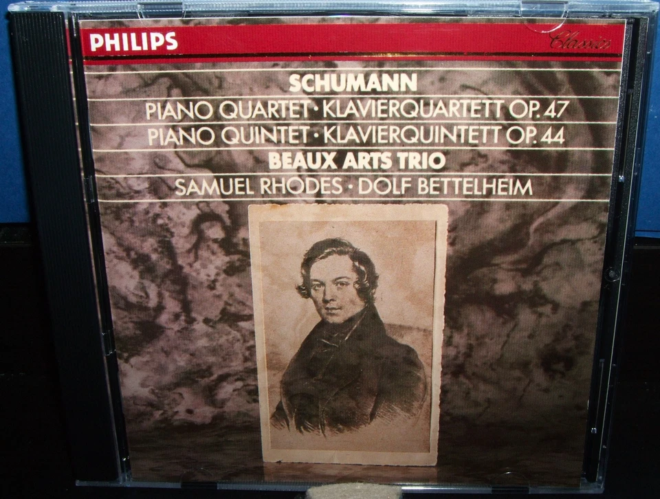 Schumann Piano Quintet...Rhodes/Bettelheim/Beaux Arts Trio Philips CD W. Germany - Image 1 of 3