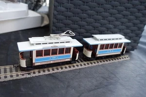 H0 Spieth Strassenbahn TW 222 & BW70 Stuttgart mit neuem LH-Motor -Lyrabügel-TOP - Bild 1 von 13