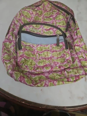 Mini Mochila LL Bean Niñas Estampado de Peces Correa Ajustable Foto 1 de 4