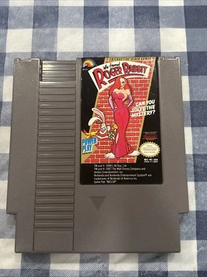 Who Framed Roger Rabbit NES Nintendo Entertainment System Game Cartridge Tested - Image 1 of 4