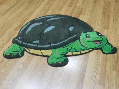 Tibetan Frog Rug Shape Handmade Kids Boho Rug Aesthetic Rug 3x5 Ft - Image 1 of 4