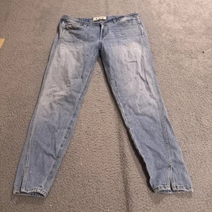 Amo Jeans Womens 31 Blue Light Wash Twist Sweet Cheeks Casual Denim - Picture 1 of 8