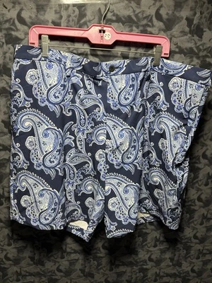 Pantalones Cortos Polo Ralph Lauren Para Hombres Azul Cachemira Elastizados Calce Recto Talla 42 Foto 1 de 4