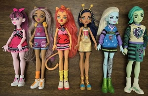 Monster High Ghoul Spirit 6 muñecas Draculaura Deuce Cleo Frankie Clawdeen Toralei - Imagen 1 de 10