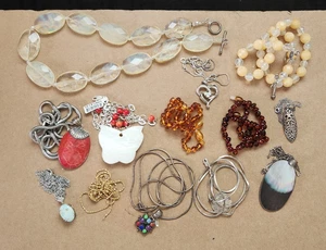 1,8 Unzen 925 Sterling Silber gemischt tragbar (kein Schrott) Schmuck Halsketten Ketten - Bild 1 von 3