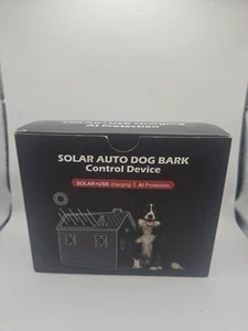 ® New Anti Barking Device, Outdoor Solar Weatherproof Dog Bark Deterrent Devi... - Picture 1 of 4