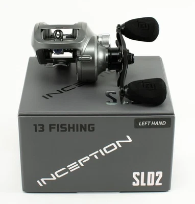 13 FISHING INCEPTION SLD2 INSLD2-8.1LH 8.1:1 LEFT HAND BAITCAST REEL - Image 1 of 4
