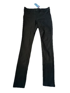 Pantalones de mezclilla elásticos negros Rewind talla pequeña nuevos con etiquetas - Imagen 1 de 3