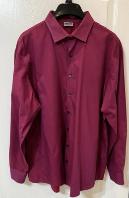 Camisa Reaction Kenneth Cole Manga Larga Grande 32/33 Color Rosa  Foto 1 de 4