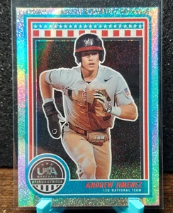 2025 Panini Stars and Stripes - Andrew Jimenez #91 Sparkle Foil - Picture 1 of 2