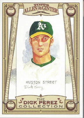 2006 Topps Allen and Ginter's Dick Perez Sketches #20 Huston Street - BB Foto 1 de 2
