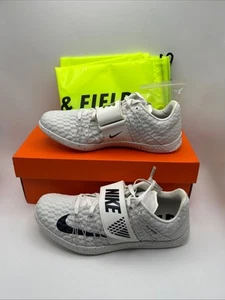 NEU Nike Triple Jump Elite Track Flywire Spikes (705394-001) weiß US M8, W9,5 - Bild 1 von 8