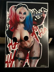 COOL COMICS GALLERY Harley Quinn Naughty Fernando Rocha - Foto 1 di 1