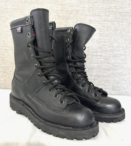 Danner Combat Boots Recon 200G Moto Leather Womens Sz 7.5 USA Made Police Medic - Picture 1 of 14