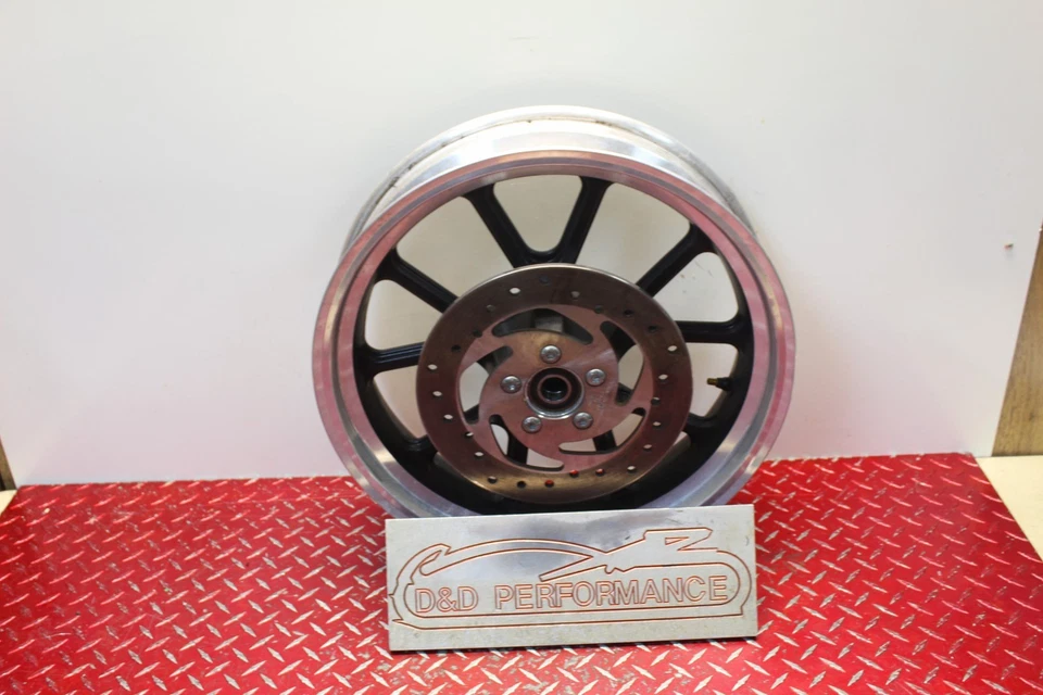 2011  HARLEY SPORTSTER XL 883 low 18" X 3.5" MAG REAR WHEEL RIM ROTOR SP108 - Image 1 of 4
