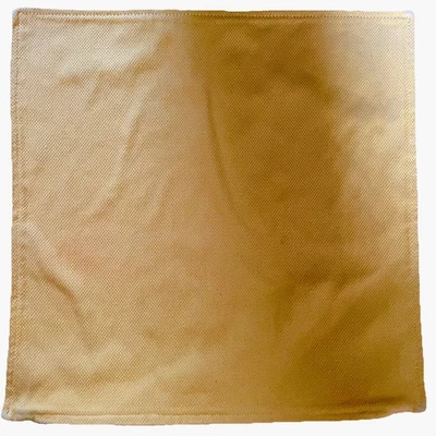 Bright Sunshine / Egg Yoke  Yellow Cotton Twill Cushion Cover 45x45 cm - Image 1 of 4