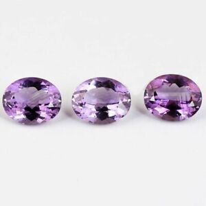 Wholesale Lot 10x8mm to 14x10mm Oval Cut Natural Amethyst Loose Calibrated Gems