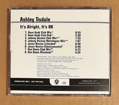 Ashley Tisdale - It's Alright, It's OK RARE promo radio only CD maxi-single '09 Foto 1 de 2