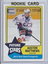 2015 Auston Matthews Hot Shot Prospects Future Stars Rookie Card RC Mint