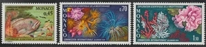 1974 Monaco SC# 928-930 - Underwater Fauna and Flora - M-NH - Picture 1 of 1