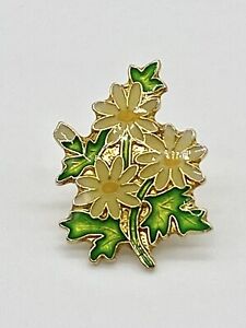 Vintage Daisy Flower Lapel Pin Brooch