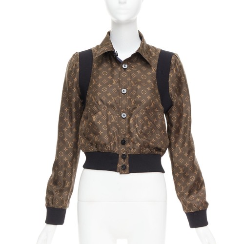 LOUIS VUITTON（LV） LOUIS VUITTON 2021 Giacca Bomber Reversibile LV Monogram Cropped FR36 S