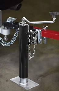 SCHWERLAST Swing Back Rohrhalterung schwenkbar Anschweißen Anhänger Wagenheber 2000 Pfund Kapazität - Bild 1 von 11