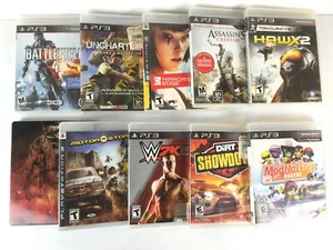 Lot Of 10 PS3 Games - Mixed Lot With Cases, Some W/Paperwork - Picture 1 of 12