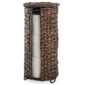 Toilet Paper Roll Holder Stand - Espresso, Free Standing Bathroom Tissue Storage - Picture 1 of 1